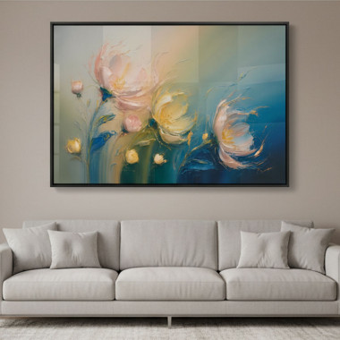 Floral Dawn Colors - Abstract Printable Art