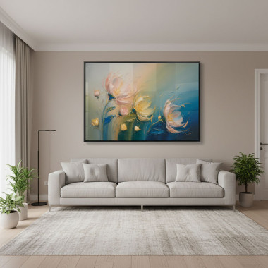 Floral Dawn Colors - Abstract Printable Art