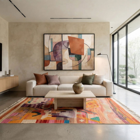 Desert Harmony | Luxury Abstract Wall Art for Organic Modern Interiors