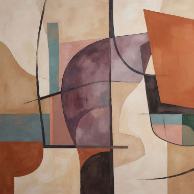 Desert Harmony | Luxury Abstract Wall Art for Organic Modern Interiors