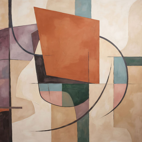 Desert Harmony | Luxury Abstract Wall Art for Organic Modern Interiors