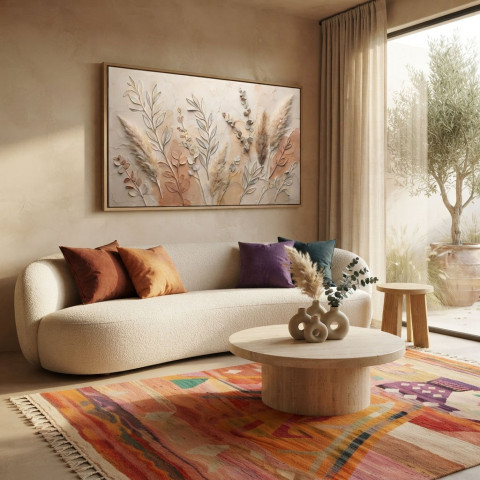 Desert Harmony – Luxury Botanical Textured Wall Art | Organic Modern Living Room Decor Desert Harmony – Luxury Botanical Textured Wall Art | Organic Modern Living Room Decor