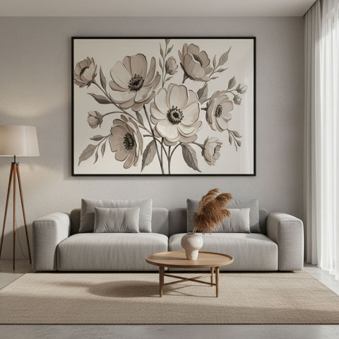 Muted Floral Harmony