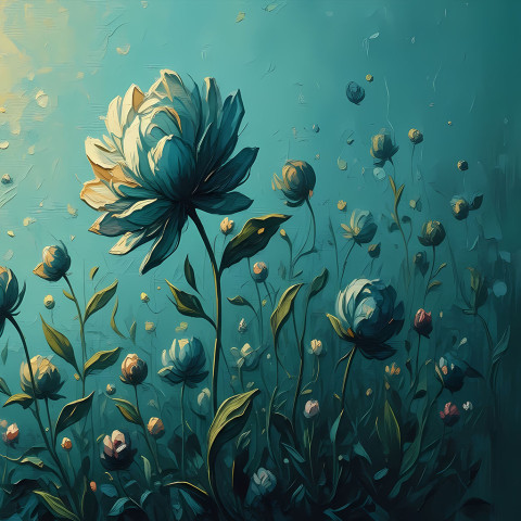 Surreal Floral Calm