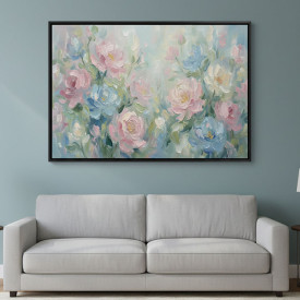 Whispers of a Dream Bloom - Abstract Floral Digital Art