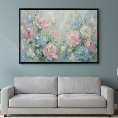 Whispers of a Dream Bloom - Abstract Floral Digital Art