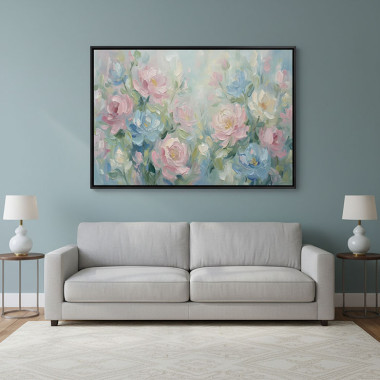 Whispers of a Dream Bloom - Abstract Floral Digital Art