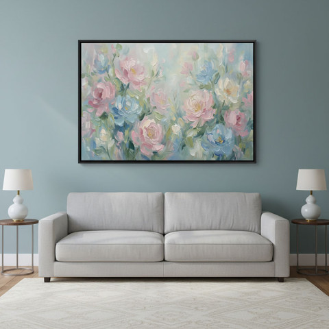 Whispers of a Dream Bloom - Abstract Floral Digital Art