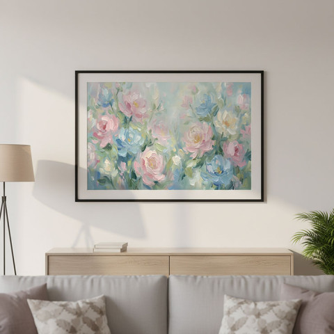 Whispers of a Dream Bloom - Abstract Floral Digital Art