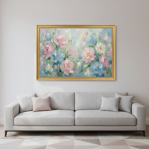 Whispers of a Dream Bloom - Abstract Floral Digital Art