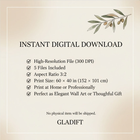 Serene Garden Symphony - Modern Botanical Wall Art